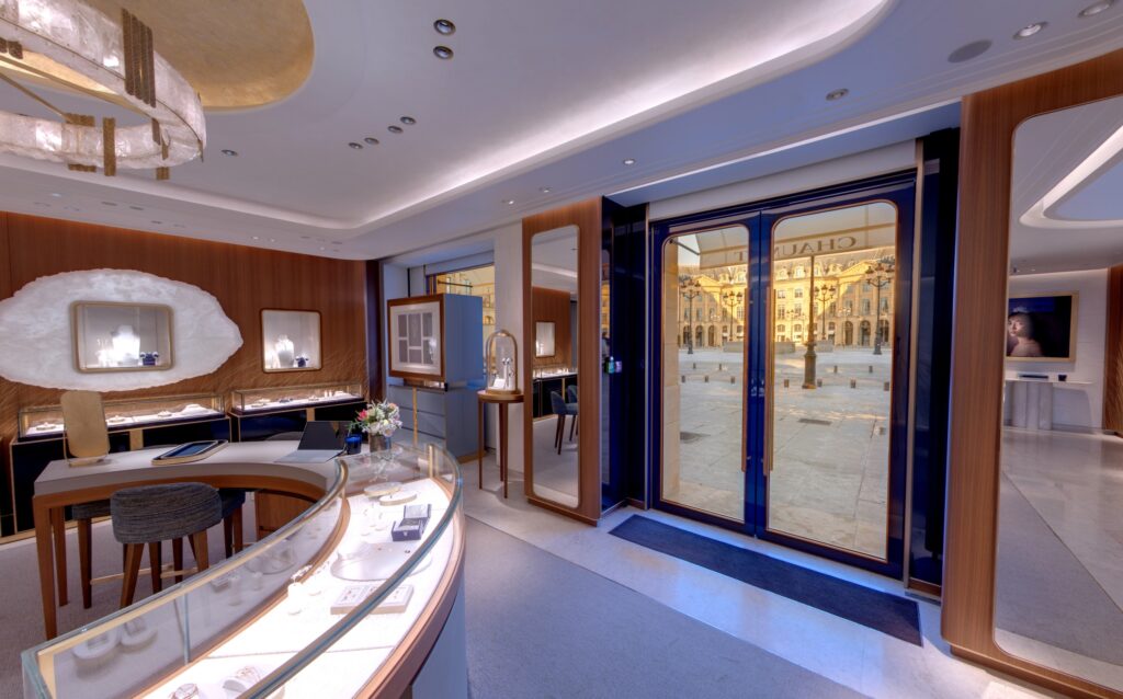 Commerces et magasins - visitite virtuelle de la boutiques de la maison chaumet