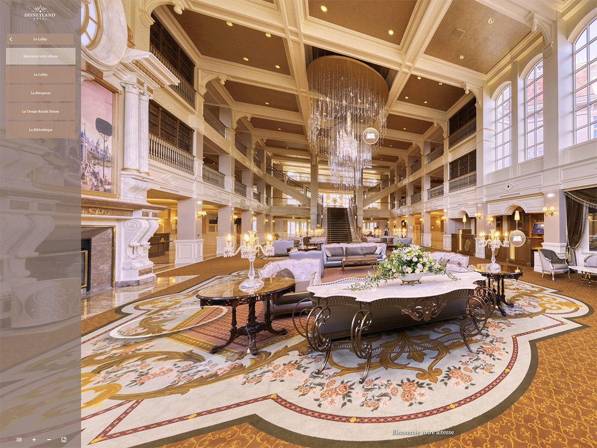 Visite virtuelle Disneyland Hotel Paris