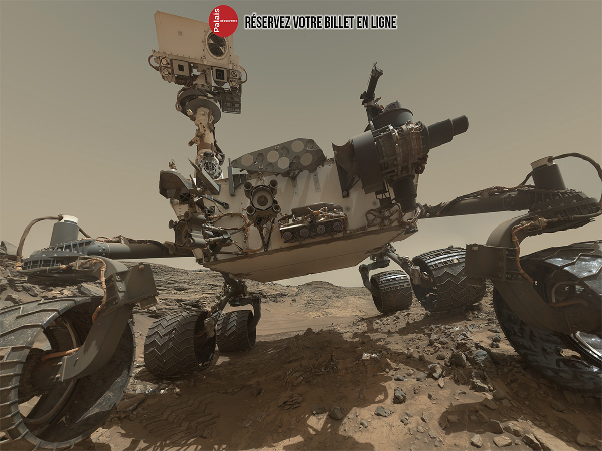 Visite virtuelle Palais de la Découverte 360 Mars NASA Curiosity
