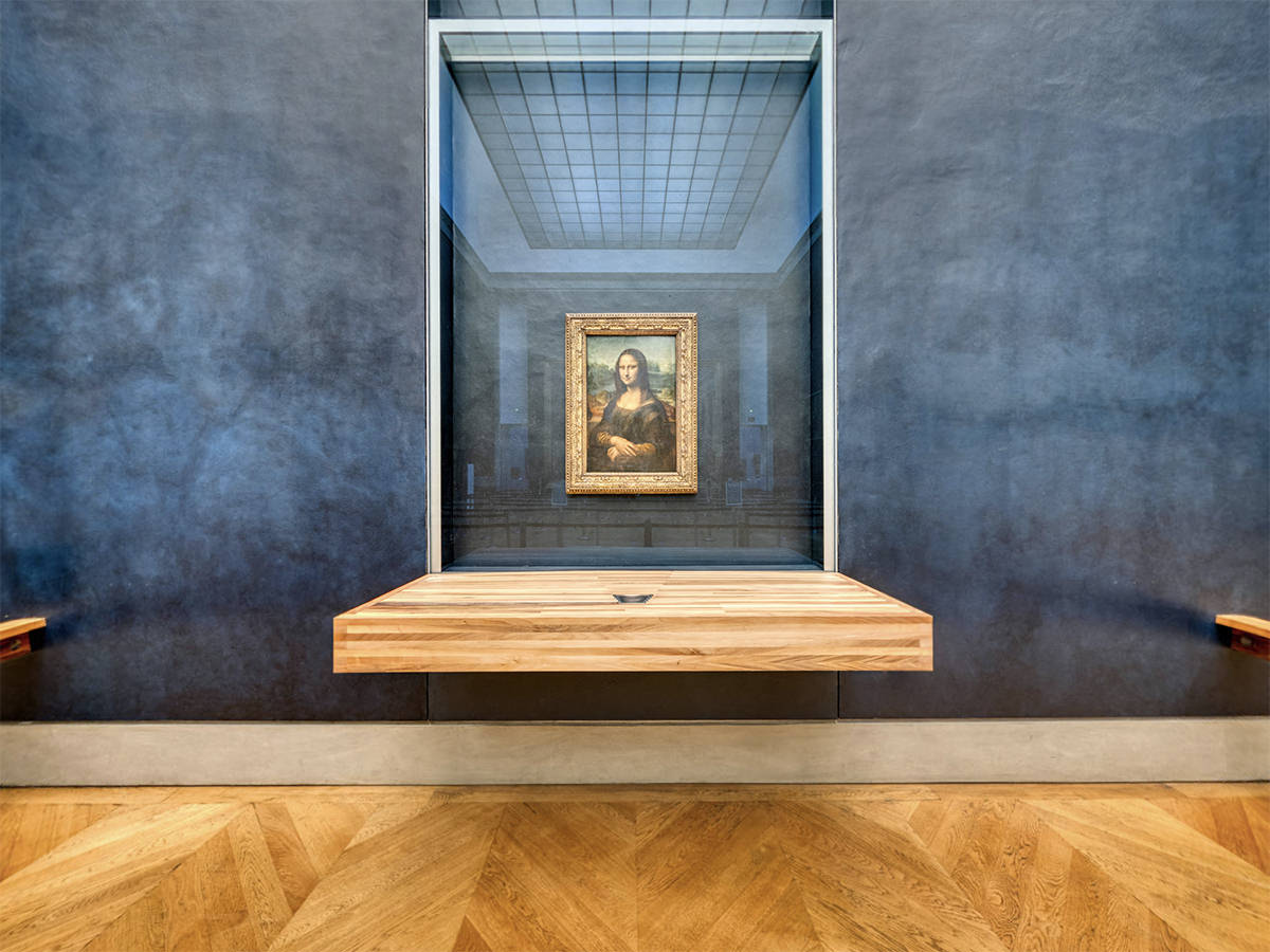 Visite virtuelle Musée du Louvre Salle des États Joconde