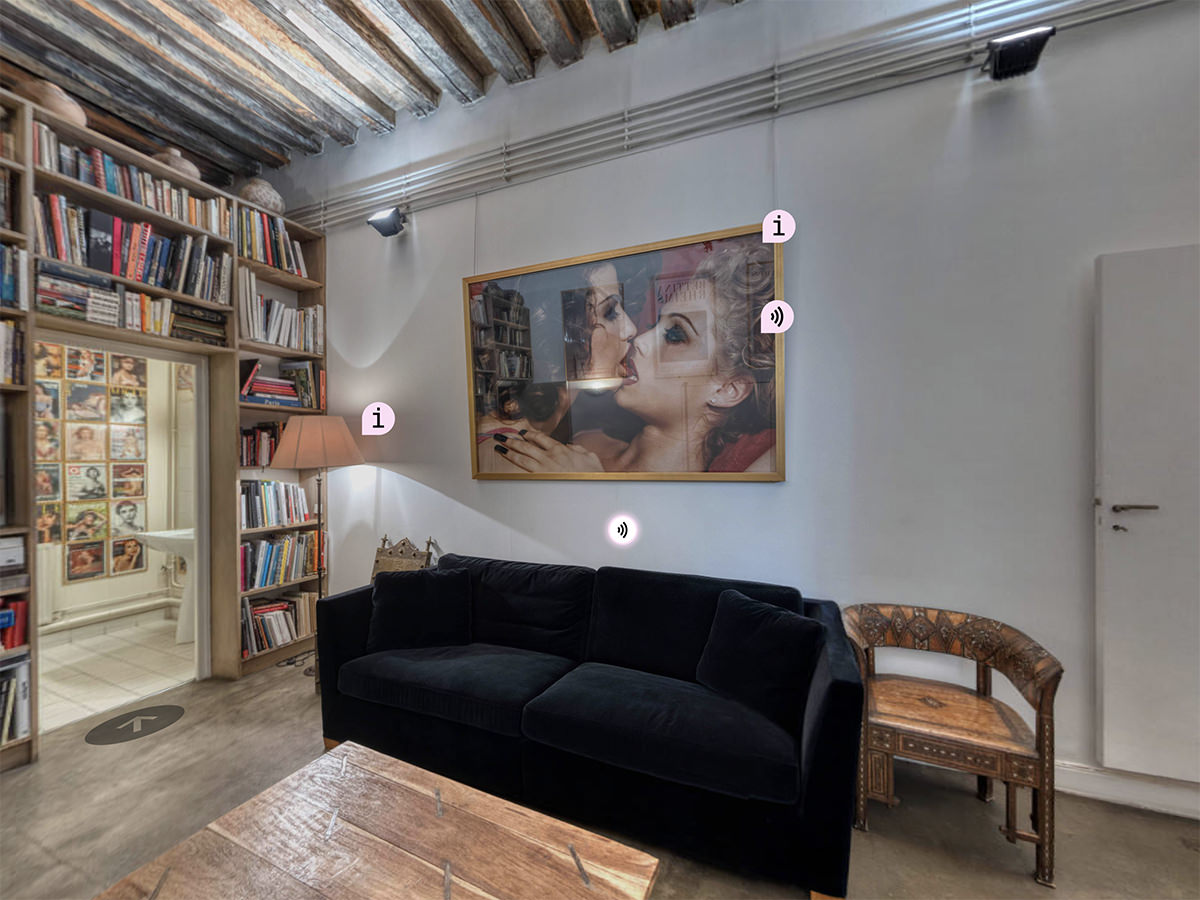 Visite virtuelle Studio Bettina Rheims photographe Paris